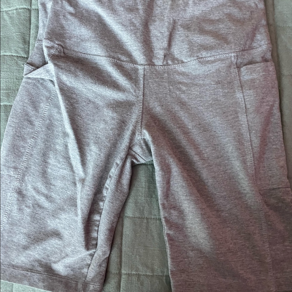 Gray biker shorts